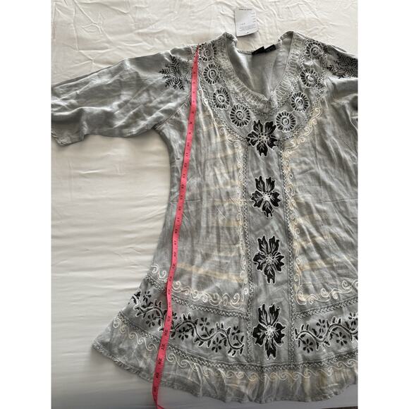 NWT S.R. Fashions Gray Women's Tunic (see measurements) - Picture 3 of 9